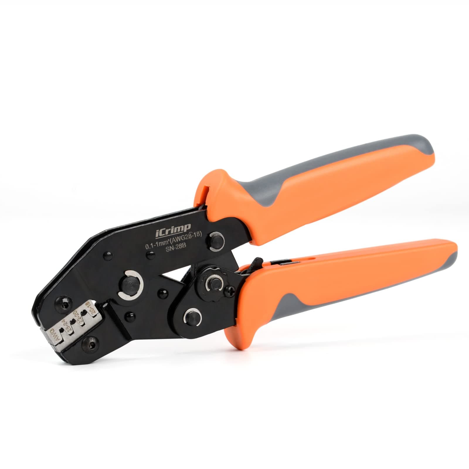 IWISS iCrimp SN-28B Dupont Crimping Tool for 3.96mm, 2.54mm, 2.5mm Pitch Dupont, JST XH VH Connectors, AWG 18 to 28