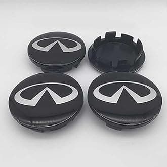 4pcs 60mm Car Hub Centre Caps for Infinity QX50 Q50 Q70 Q70L Q60 QX30 QX60 QX80, Waterproof DustProof Wheel Decoration Cover, Wheel Center Exterior Accessories