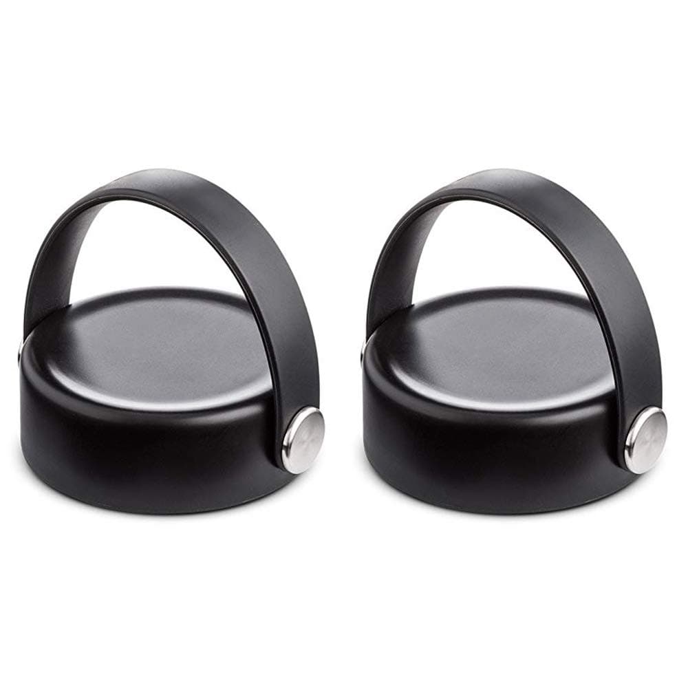 Wide Mouth Flex Cap Fits Most Wide Mouth Bottles - 2Pack (Black)