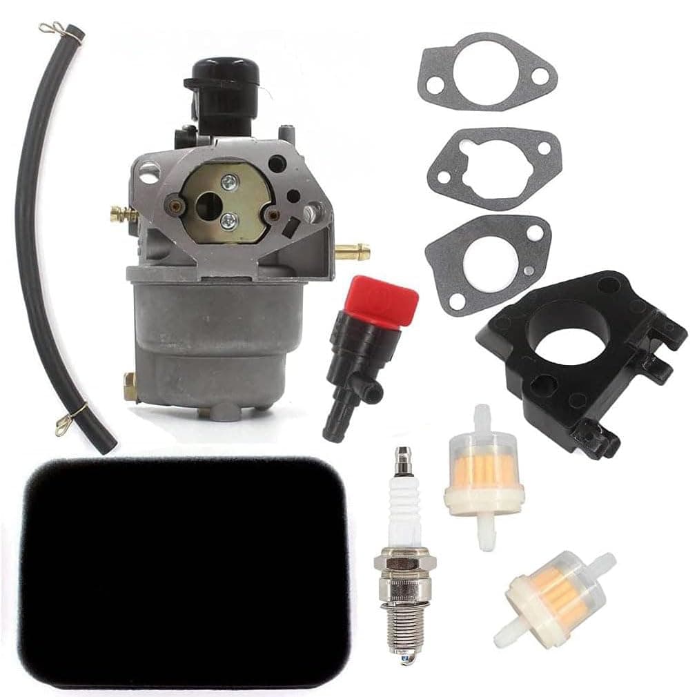 AISEN Carburetor for McCulloch FG5700 FG6000 FG5700AK FG5700BK FG6000MA FG6000MK FG7000MA QJ182 QJ188 11HP 13HP Portable Generator 032600Q03F000 032600Q02F000 0QJ182QDP09 Air Fuel Filter Tune Up Kit