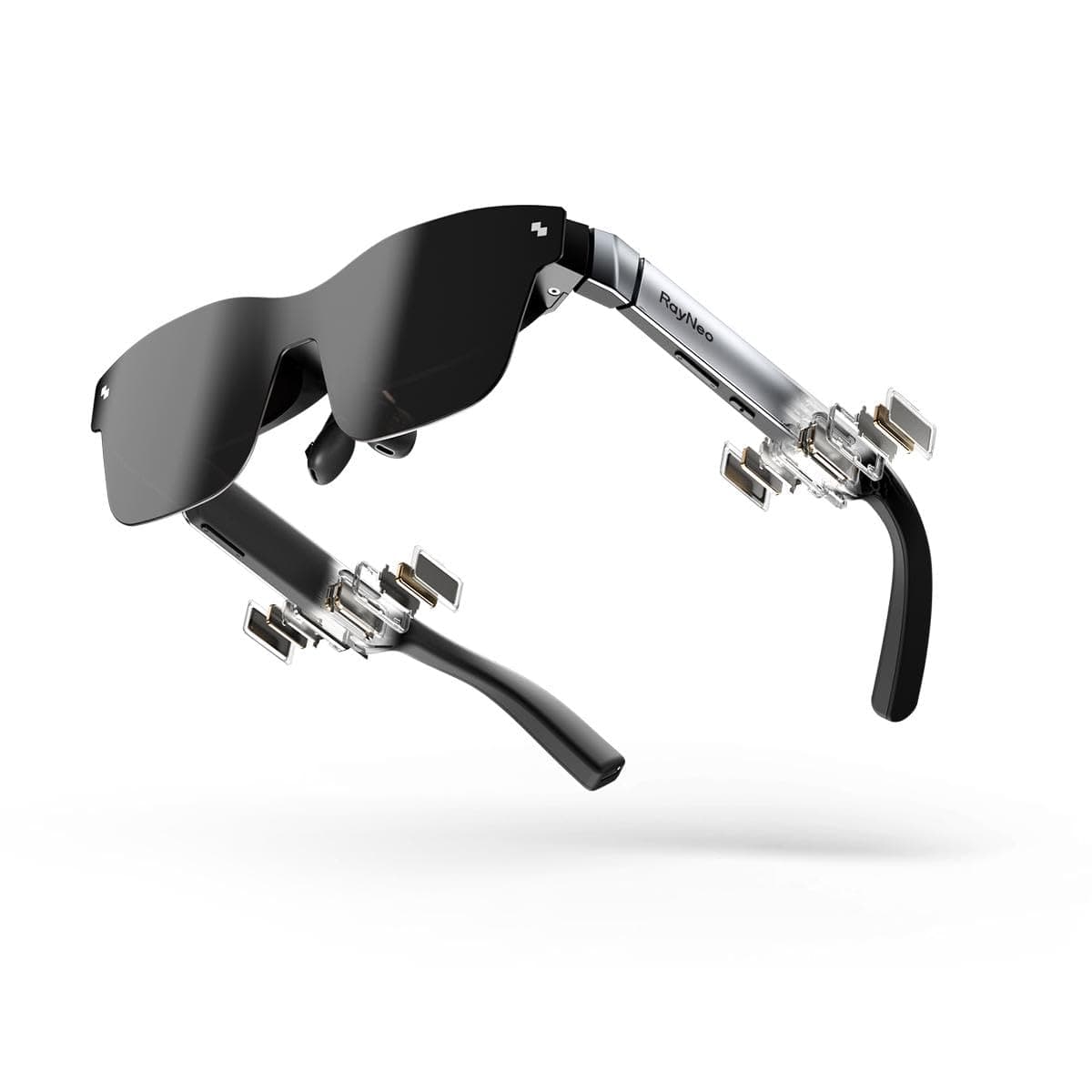 RayNeo Air 2s XR Glasses - AR Glasses, 201" 120Hz 5000 Nits FHD OLED Display, Video Display Glasses Compatible with iPhone 16,15/Android/Switch/PS5/SteamDeck, 2024 Model