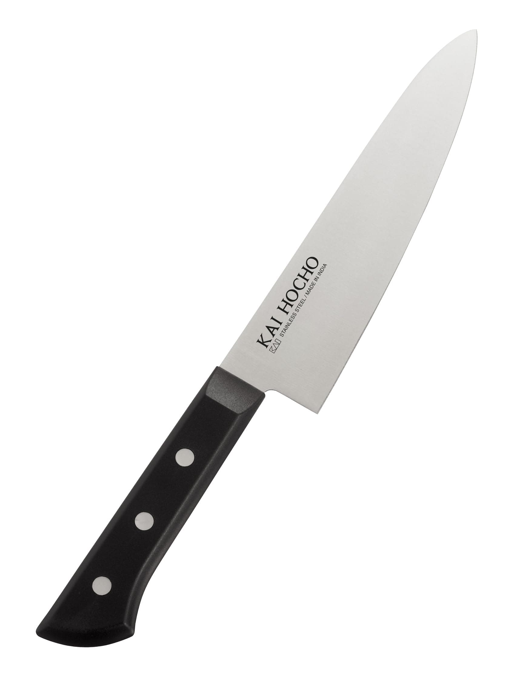Gift Box Hocho Premium Chef Knife 7.36 Inc. Blade, Black, Stainless Steel Knife.