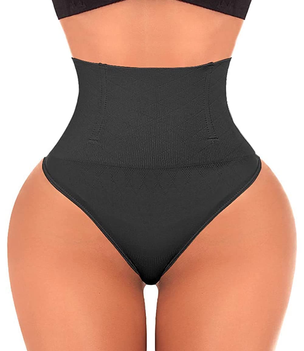 Jenbou Thong Shapewear Tummy Control Panties Body Shaper for Women Butt Lifter Seamless Panty Girdle Underwear