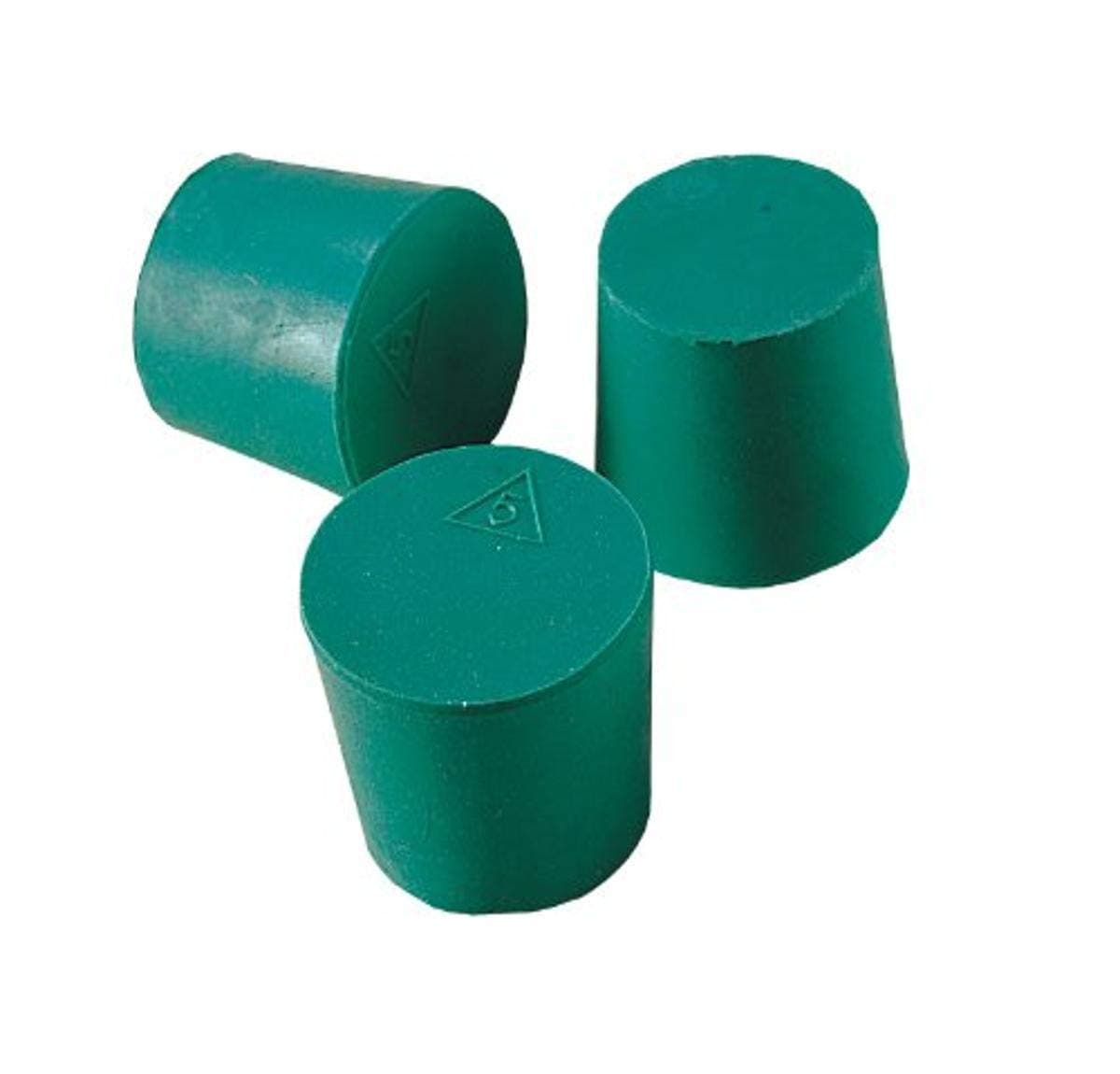 Plasticoid M35 SOLID #7 Neoprene Solid Tapered Rubber Stopper, 1-29/64" Top Diameter, 1-11/64" Bottom Diameter, 7 Size, 31/32" Length (Bag of 12)