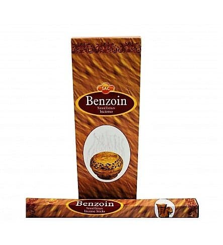 YesMandala Incense Sac - Benzoin - 6 Boxes of 20 Sticks