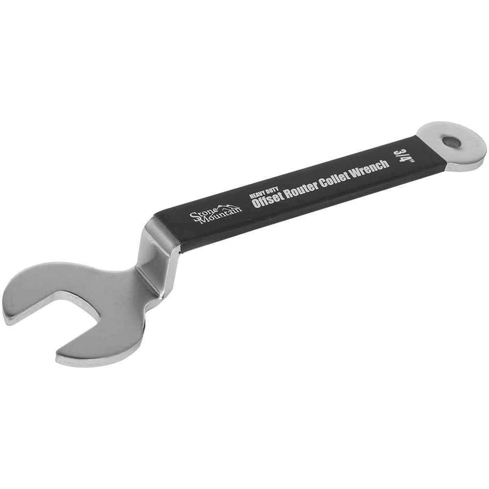 Stone Mountain Heavy Duty Offset Router Collet Wrench for Most Hitachi & 3-1/4 HP Triton Routers (3/4" Hitachi & Triton 3-1/4 HP Routers)