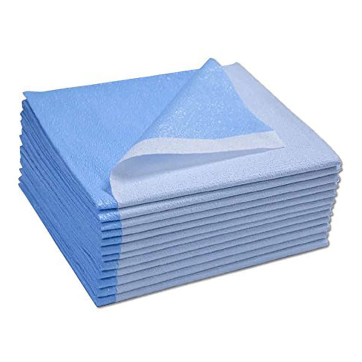 Avalon Papers 354 Stretcher Sheet, Tissue/Poly, 40'' x 48'', Blue (Pack of 100)