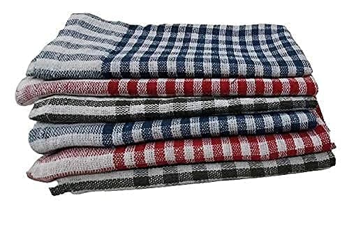 Cotton Multicolour Printed Kitchen Cloth Napkin | Cleaning Cloth Duster | Chapatis Kapda for Home and Kitchen (Pack of 6, Roti Kapda)