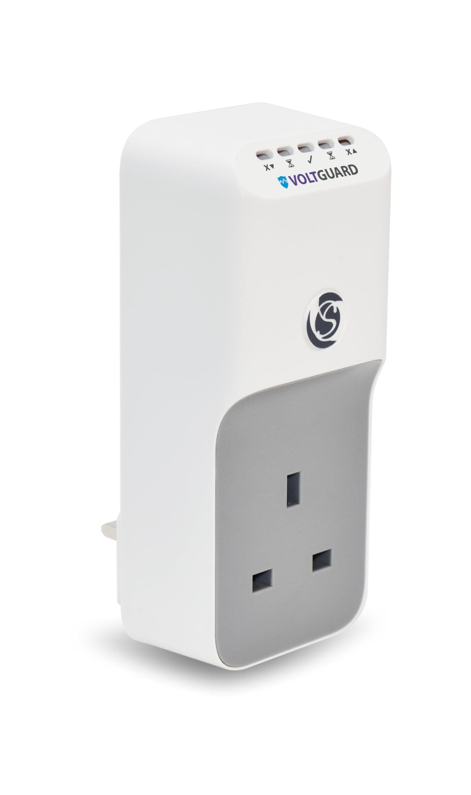 Sollatek VoltGuard - Surge and High & Low Voltage Protection - UK Socket - 10A, Ideal for Home and Office Electrical Equipment