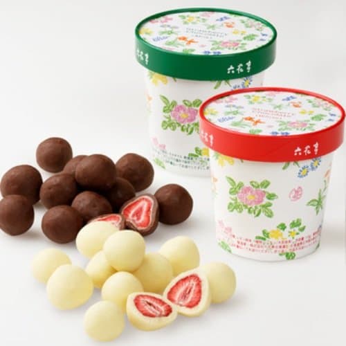 RokkateiStrawberry White chocolate & chocolate set