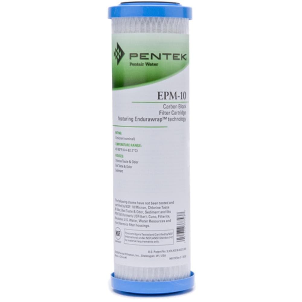 Pentek - 155634-43 EPM-10 Carbon Block Filter Cartridge, 9-3/4" x 2-7/8", 10 Microns