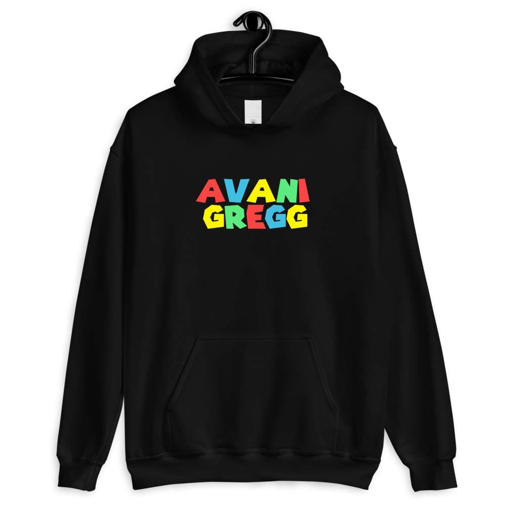 Avani Merch Gregg Color Logo T-Shirt - Youth Shirt - Kid Shirt - Men Shirt - Woman Shirt - T Shirt Gift - Happy Birthday Gift - Long Sleeve - Hoodie - Crewneck Sweatshirt Black