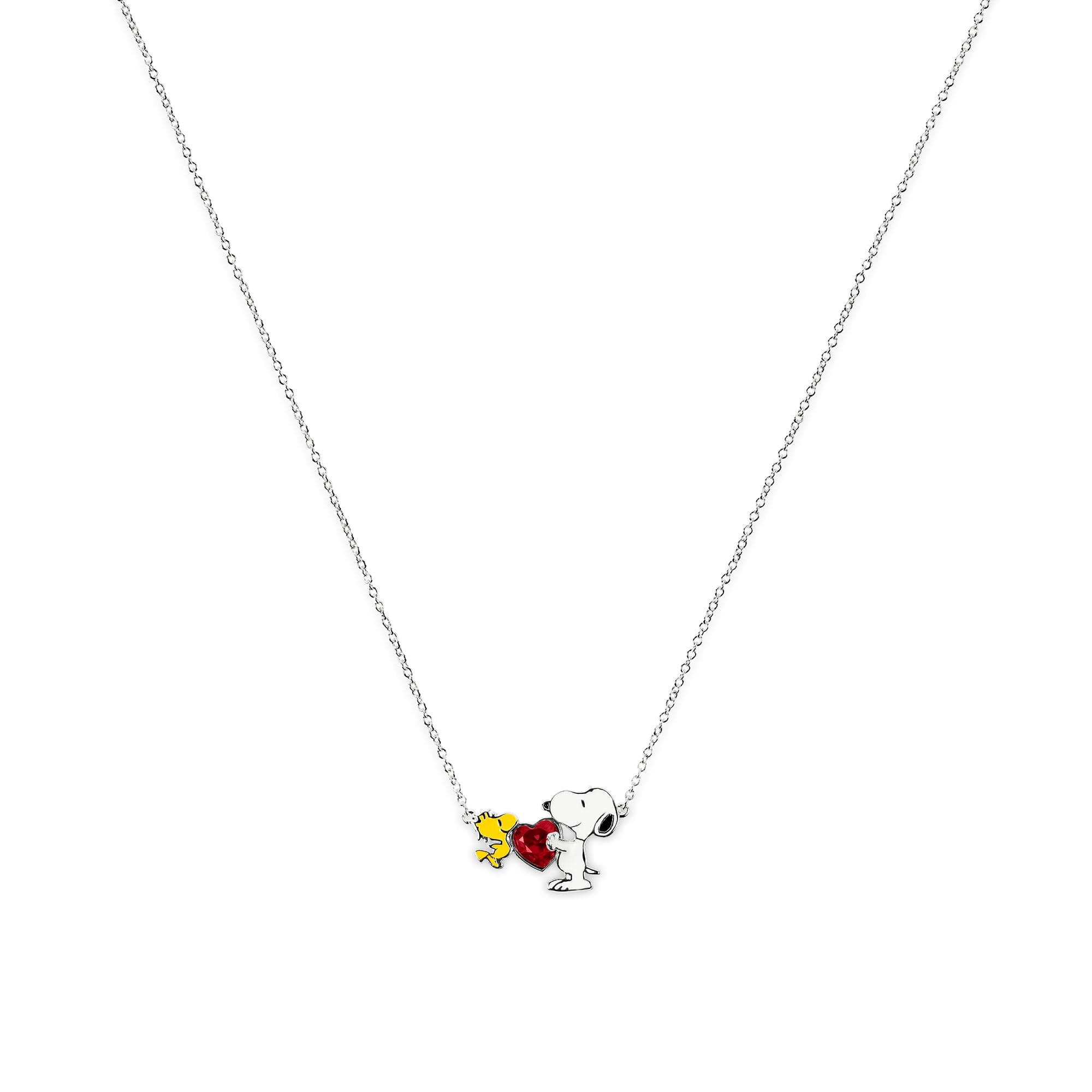 Peanuts Snoopy & Woodstock Frauen Halskette multicolor Fan-Merch, TV-Serien, Zeichentrick