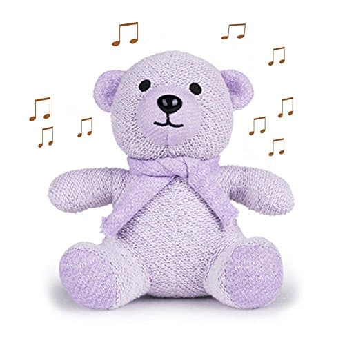 Mini Bluetooth Speaker, Sysmarts Cute Bear Toys Portable Wireless Bluetooth Mini Speaker Gift for Women,Girls, Kids, Children, Baby (Purple)