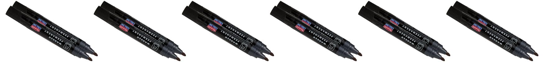 Reynolds Permanent Marker Set of 12 - Black