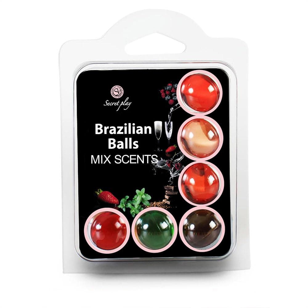 SECRET PLAY Brazilian Balls - Boules Bresiliennes Aromatisées X6 - FEV3386