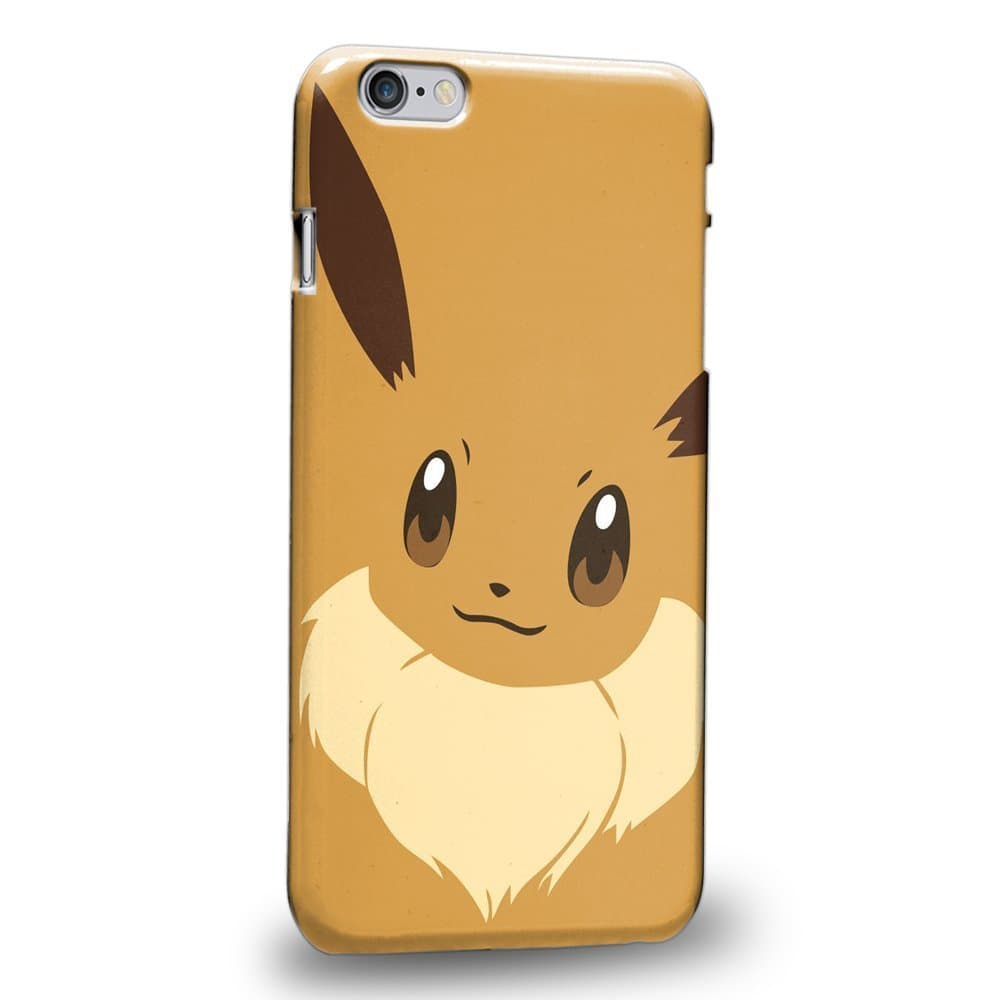 Huizhong Pokemon Eevee Protective Snap-on Hard Back Case Cover for Apple Iphone 6 Plus 5.5"