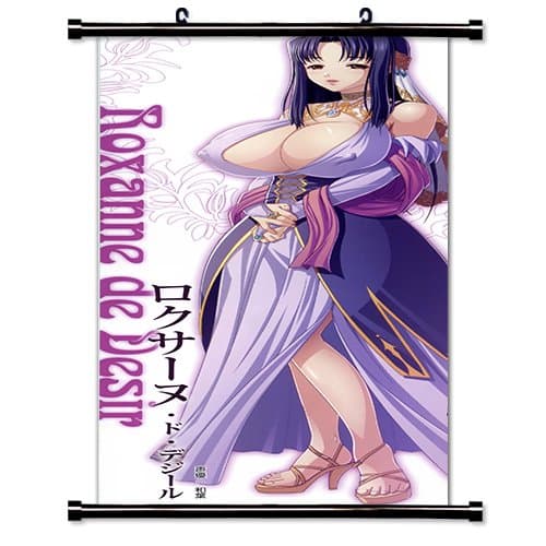 Kyonyuu Fantasy Anime Game Fabric Wall Scroll Poster (16" X 42") Inches