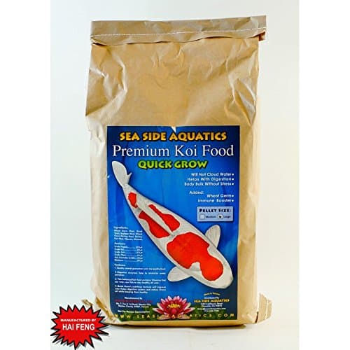 Sea Side Aquatics Premium Koi Food Quick Grow (20kg Large)