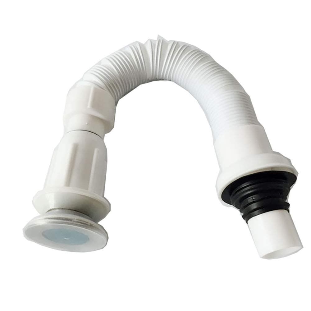 Tolyneil Expandable Flexible Universal Sink Drain Pipe Wash Basin S Tube Down Tube P Trap Tubing P-Trap Universal Drain -Bath - Sink - Flexible Pipe Connector