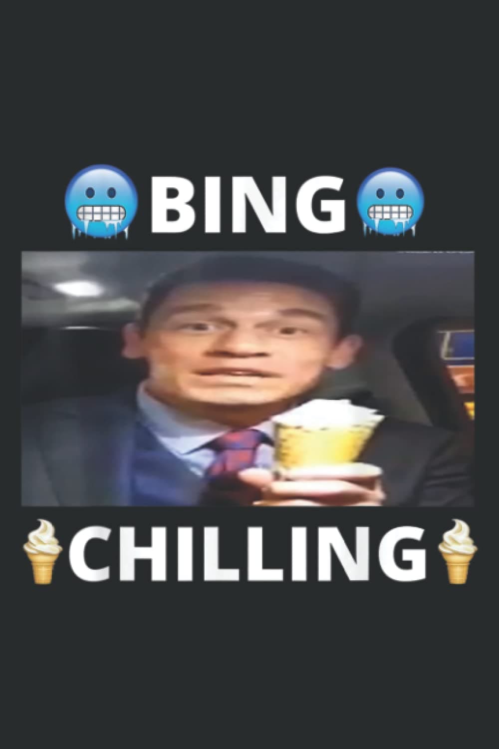 Bing Shi Ling Bing Chilling John Xina Ice Cream Chinese Meme: Lined For Memo Diary Journal, Perfect for School, Office & Home - 6" x 9", 100 Pages Paperback – 13 April 2022