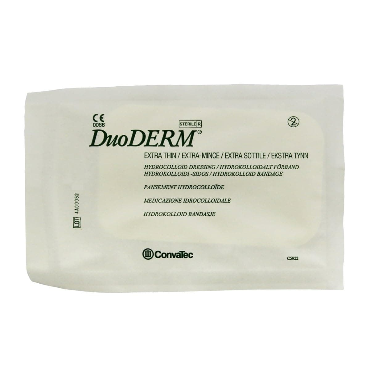 Duoderm Extra Thin5cm x 10cm x3 Hydrocolloid Dressings Pressure Wounds