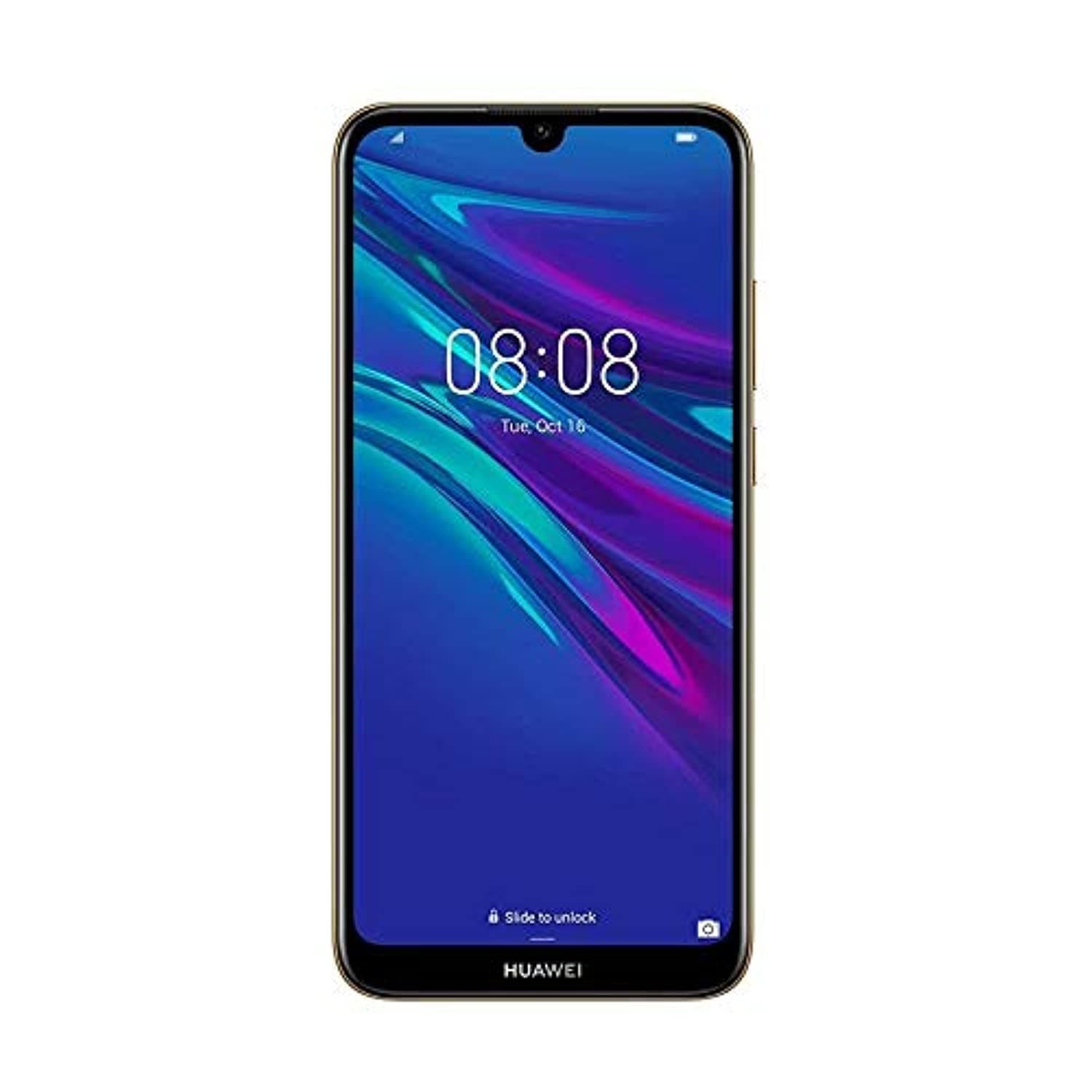 HUAWEI Dubai-L41B Y7 Prime 2019 Dual SIM Smartphone, 64GB, 3GB RAM, Amber Brown