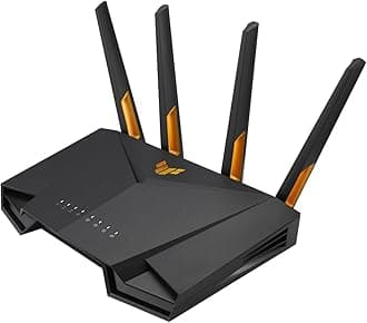 TUF Gaming AX3000 V2 wireless router Gigabit Ethernet Dualband (2.4 GHz 5 GHz) Black Orange