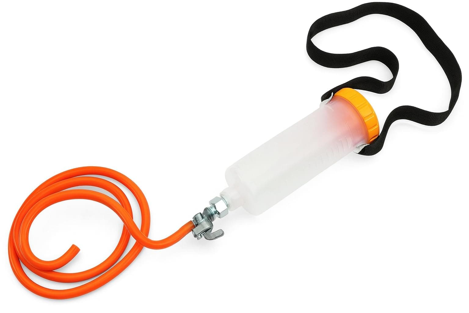 AnNafi® Auxiliary Fuel Tank For Servicing Your Bike 300Ml | Fuel Tanks & Accessories | Workshop Tool Balancing Carbs Carburetor | Petrol 300ML Tank ROYAL ENFIELD BSA NORTON VINTAGE BIKES (ORANGE)