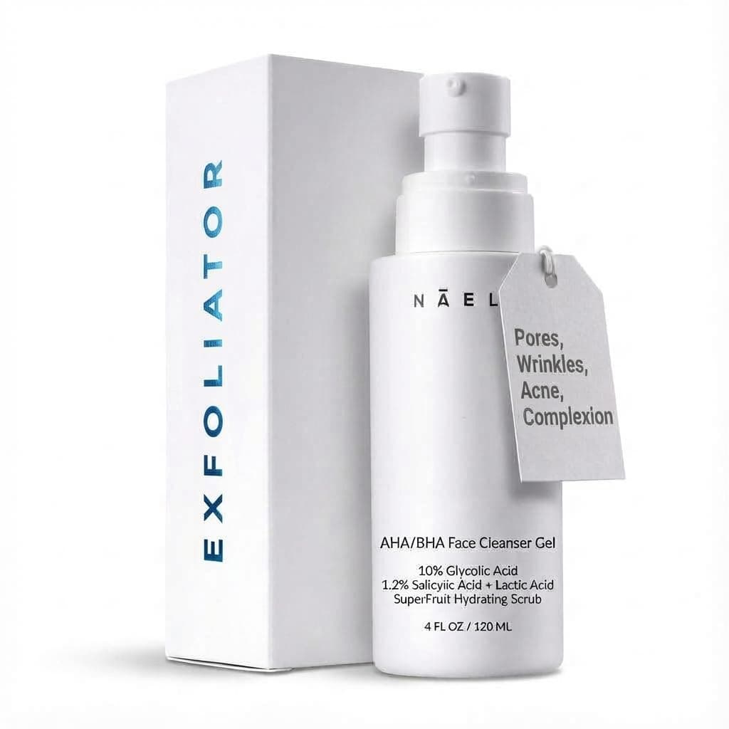AHA / BHA SuperFruit Exfoliator - 10% Glycolic Acid, 1.2% Salicylic Acid