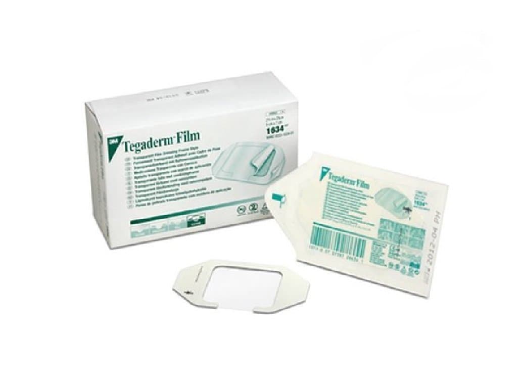 Healthcare tegaderm Transparent Adhesive Film Dressing Frame Style 2-3/8" x 2-3/4", Water-Proof, Sterile (Box of 100 Each)