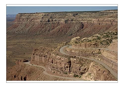 roberthardingA1 Poster of The Mokee Dugway Road descends from Cedar Mesa (1383123)