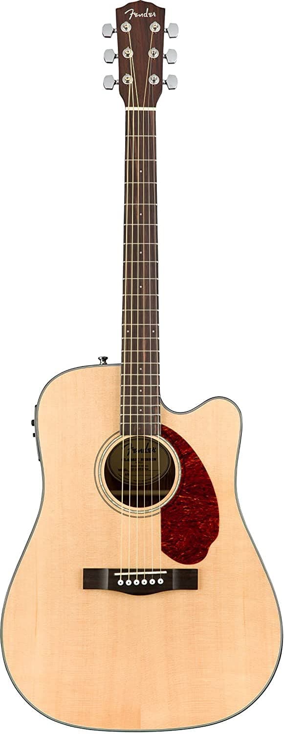Fender 0970213321 (Fender CD-140SCE Dreadnought, Walnut Fingerboard, Natural w/case)