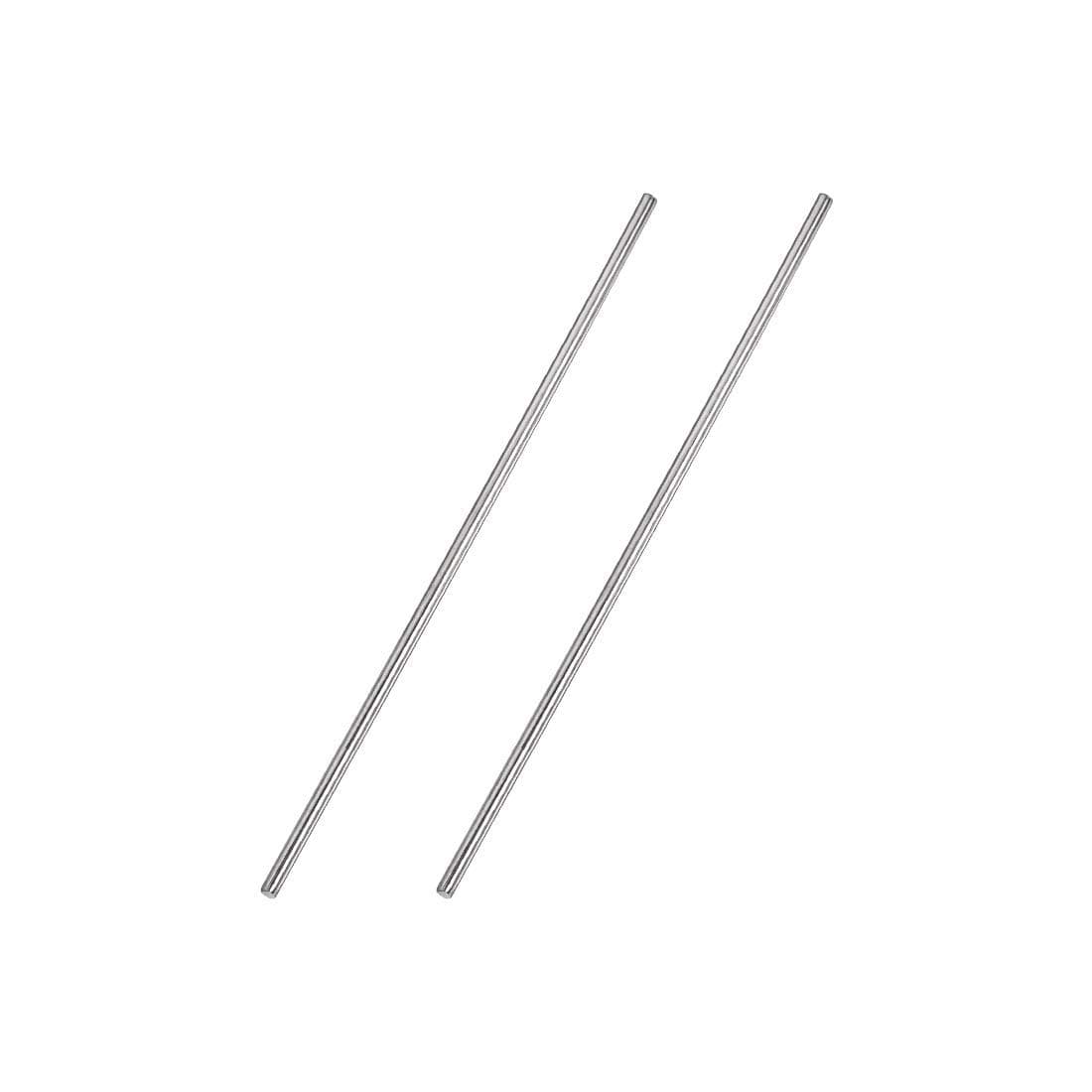 XYWHPGV 2.5mm x 150mm 304 Stainless Steel Solid Round Rod for DIY Craft - 2pcs(32ca9 6f55f 8d93e 30eda 1f26a 4494a