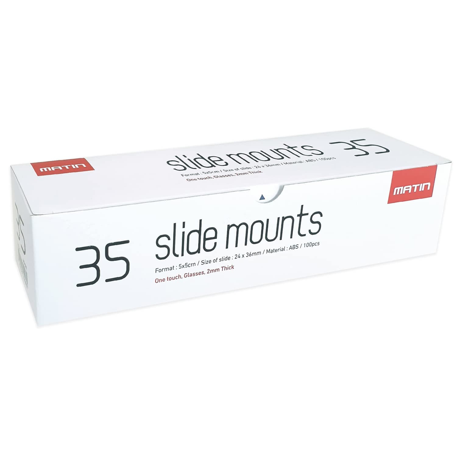 Matin 35mm Slide Mounts 100 Pieces - Glassless White