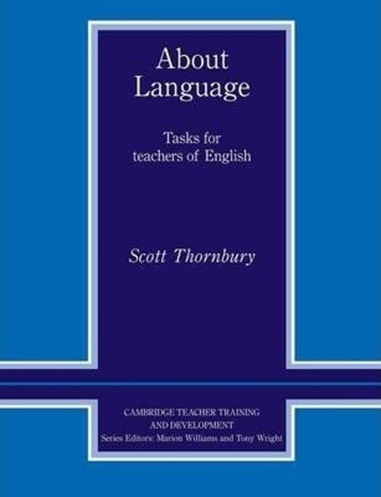 About Language: Tasks For Teachers Of English Paperback – Illustrated, 13 Mar. 1997