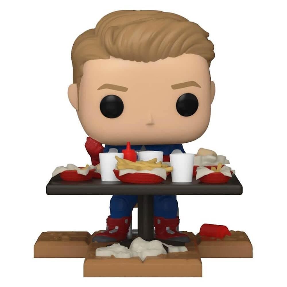 POP! Deluxe: Marvel - Cap Captain America Shawarma - Avengers - Amazon Exclusive - Collectable Vinyl Figure - Gift Idea - Official Merchandise - Toys for Kids & Adults - Movies Fans