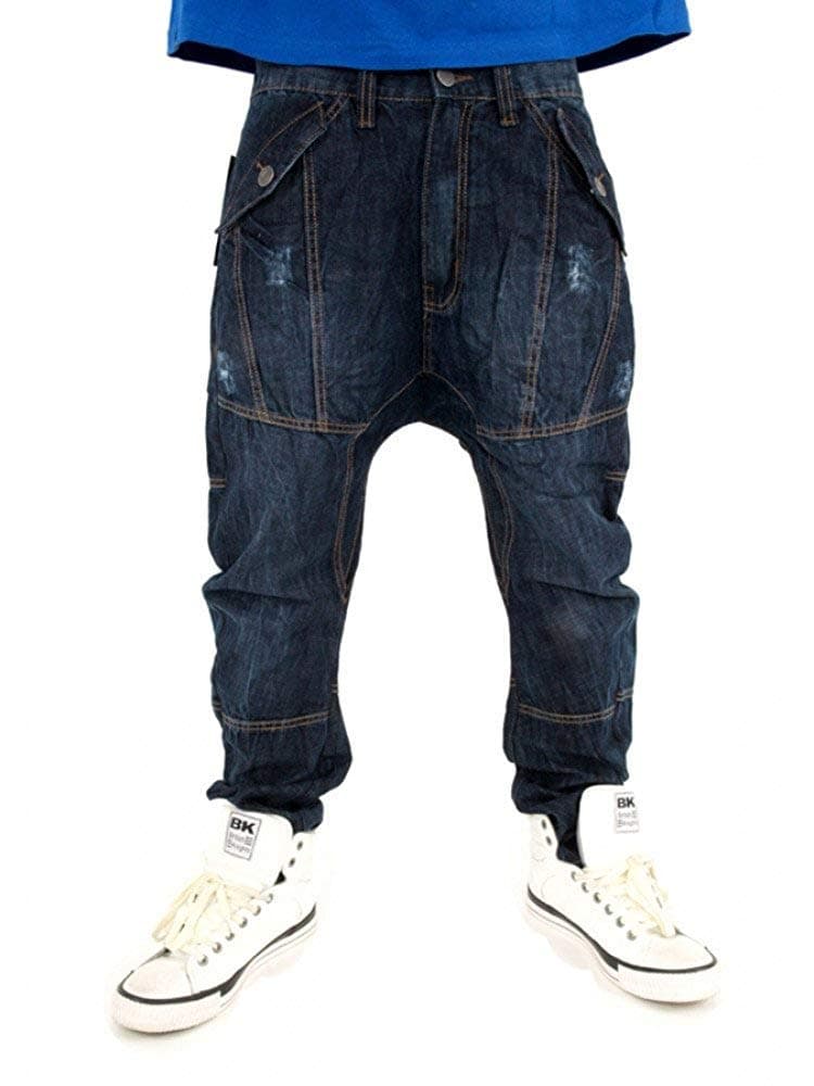 Streetwear Premium Extra Drop Crotch Carrot Jeans