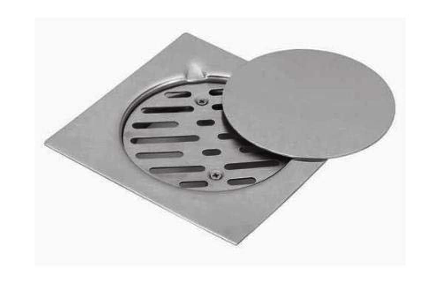Bathroom Shower Floor Drain Trap Stainless Steel Grade 316-150x150mm