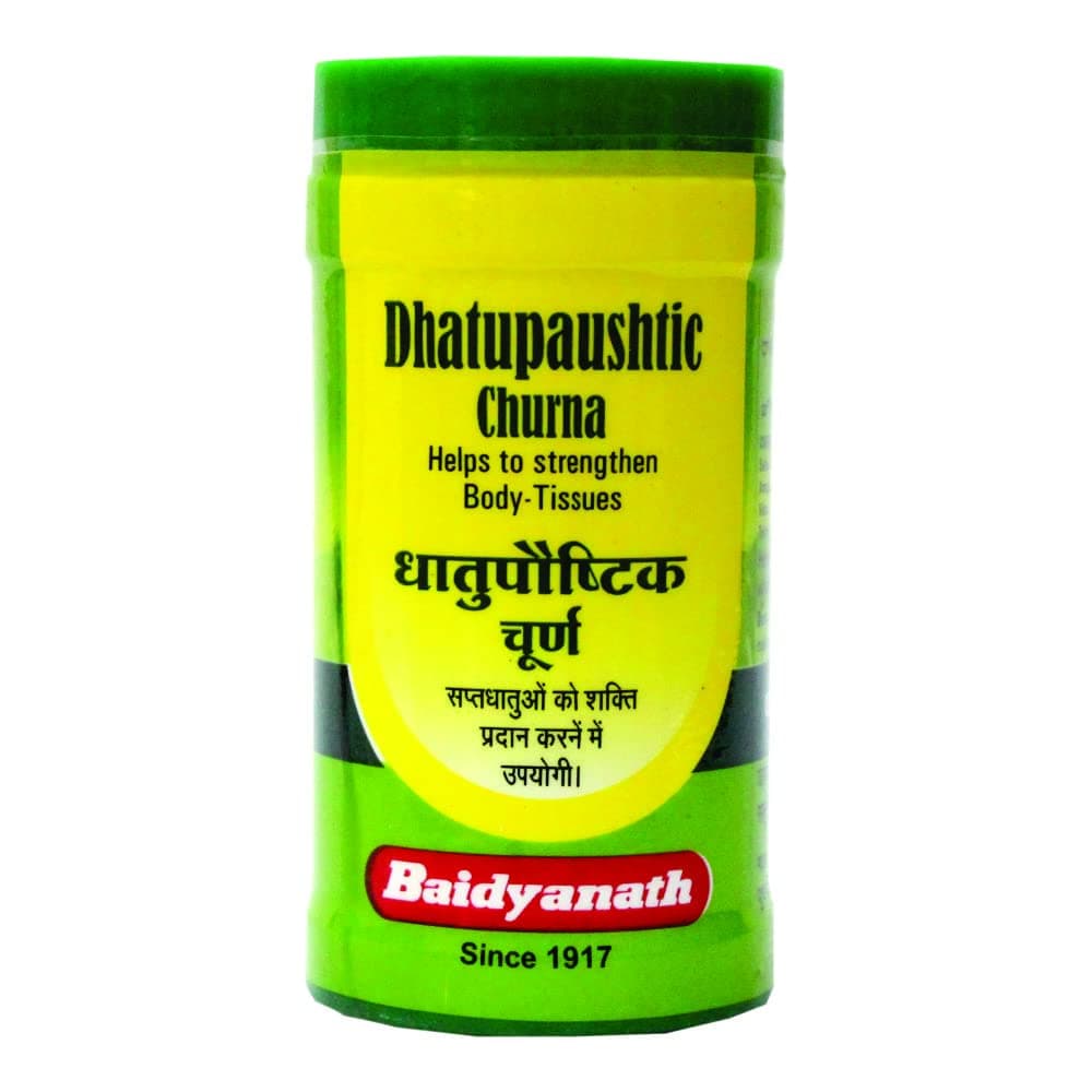 Baidyanath Dhatupaushtik Churna | Helps to Strengthen Body-Tissue - 50g (Pack of 2)