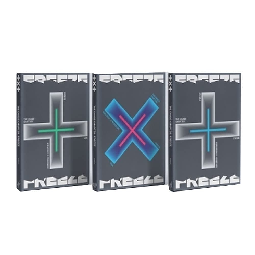 TXT The Chaos Chapter : Freeze Album Photobook with Folded Poster Tomorrow X Together (BOY Ver)