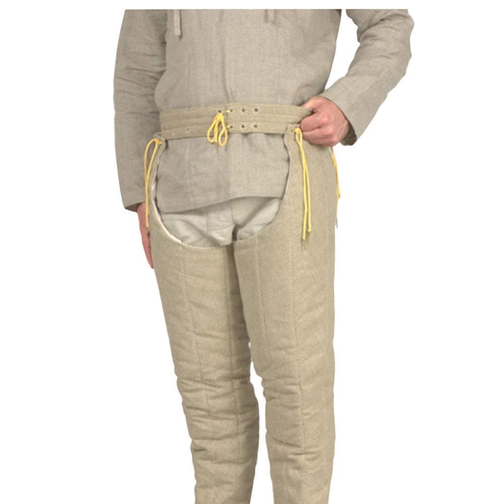 Medieval Lagging Thick Padded Chausses Lower Under Gambeson Hauberk SCA Armor