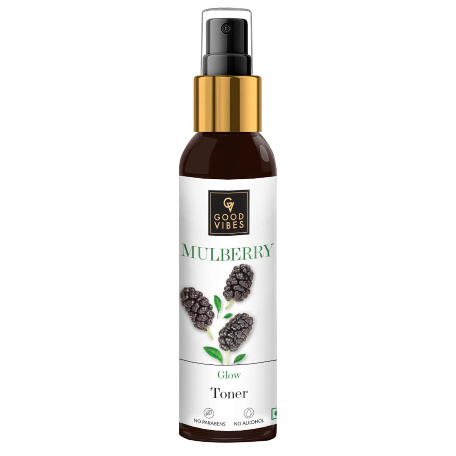 Good Vibes Mulberry Toner - 120 ml - Maintains Skin Elasticity and Keeps Complexion Healthy and Refreshed - Cruelty Free