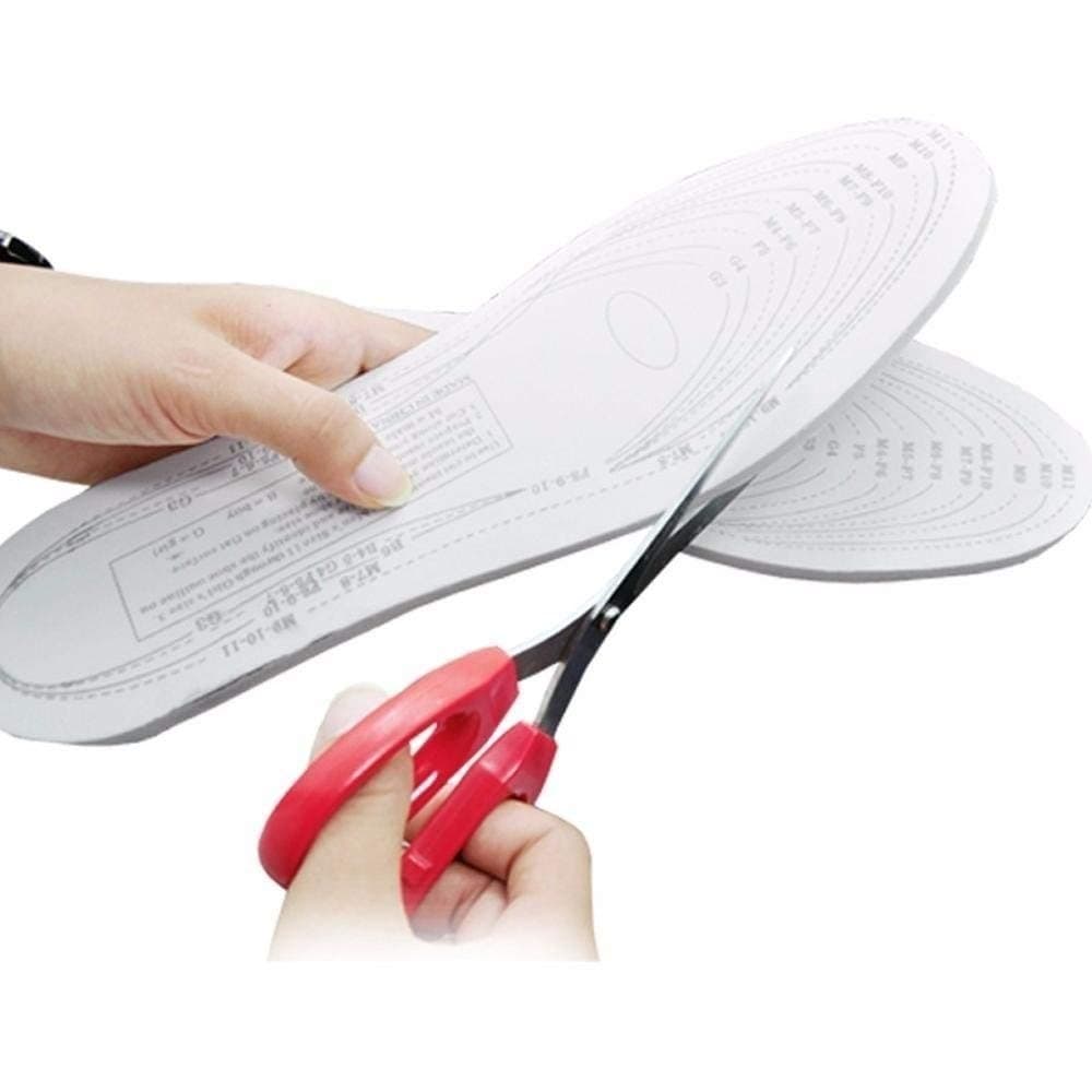 EXSESON Ultra Light Comfort Pair Foot Shoes Memory Foam Insoles (Medium)