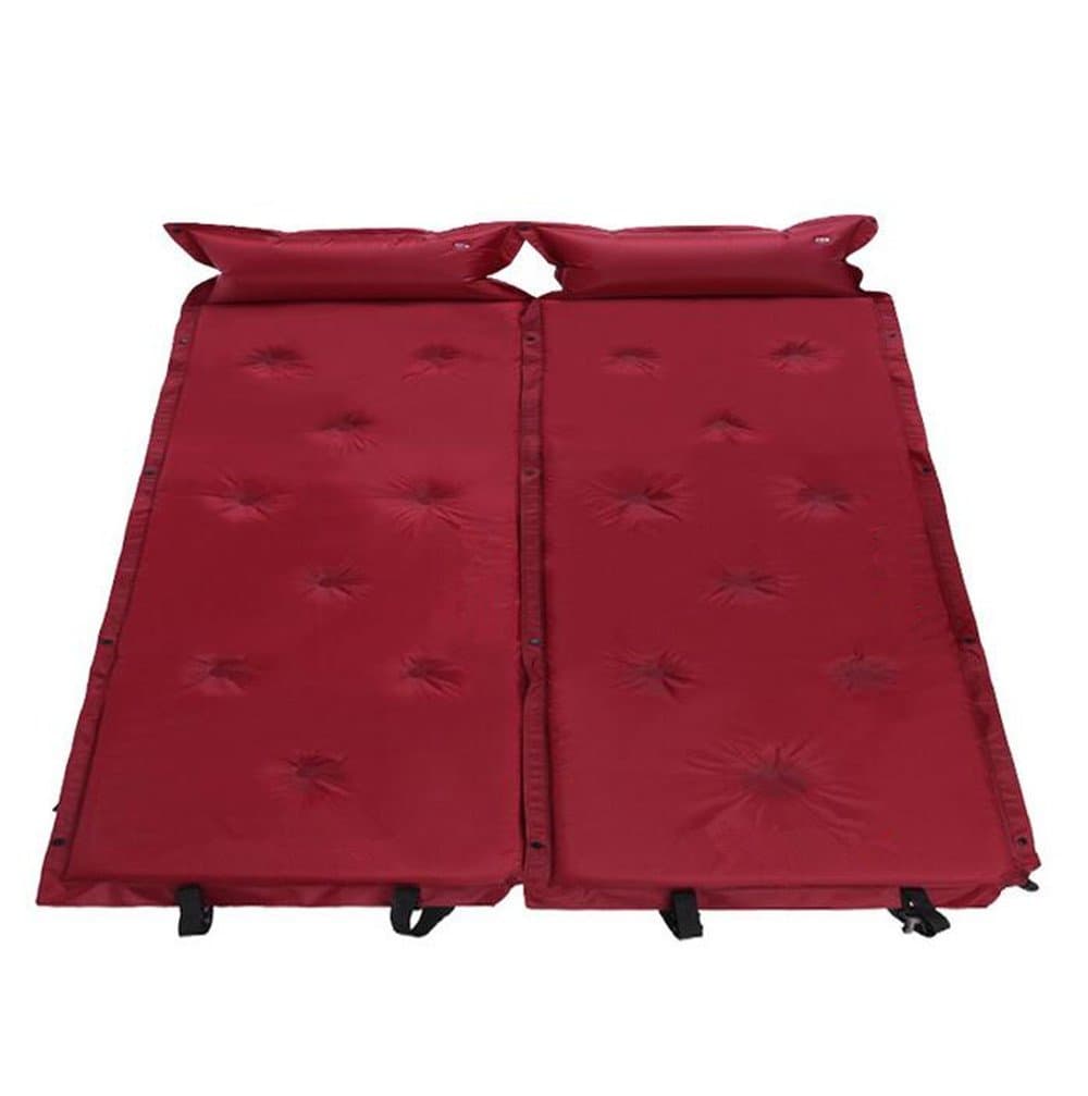 GOUQIN Inflatable Mat Outdoor Thick Folding Automatic Inflatable Air Mattress Moisture Pad Picnic Mats Stylish Classic Portable Mats