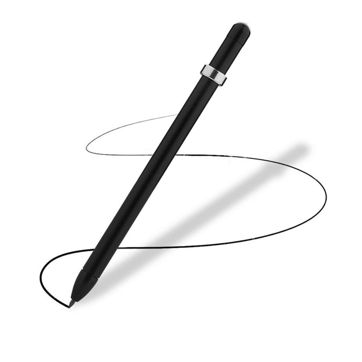 Mechanical Pencil 2.0mm Simple Style Aerospace Aluminum Multifunctional 2B Pencil For Office and Drawing Design (Black)