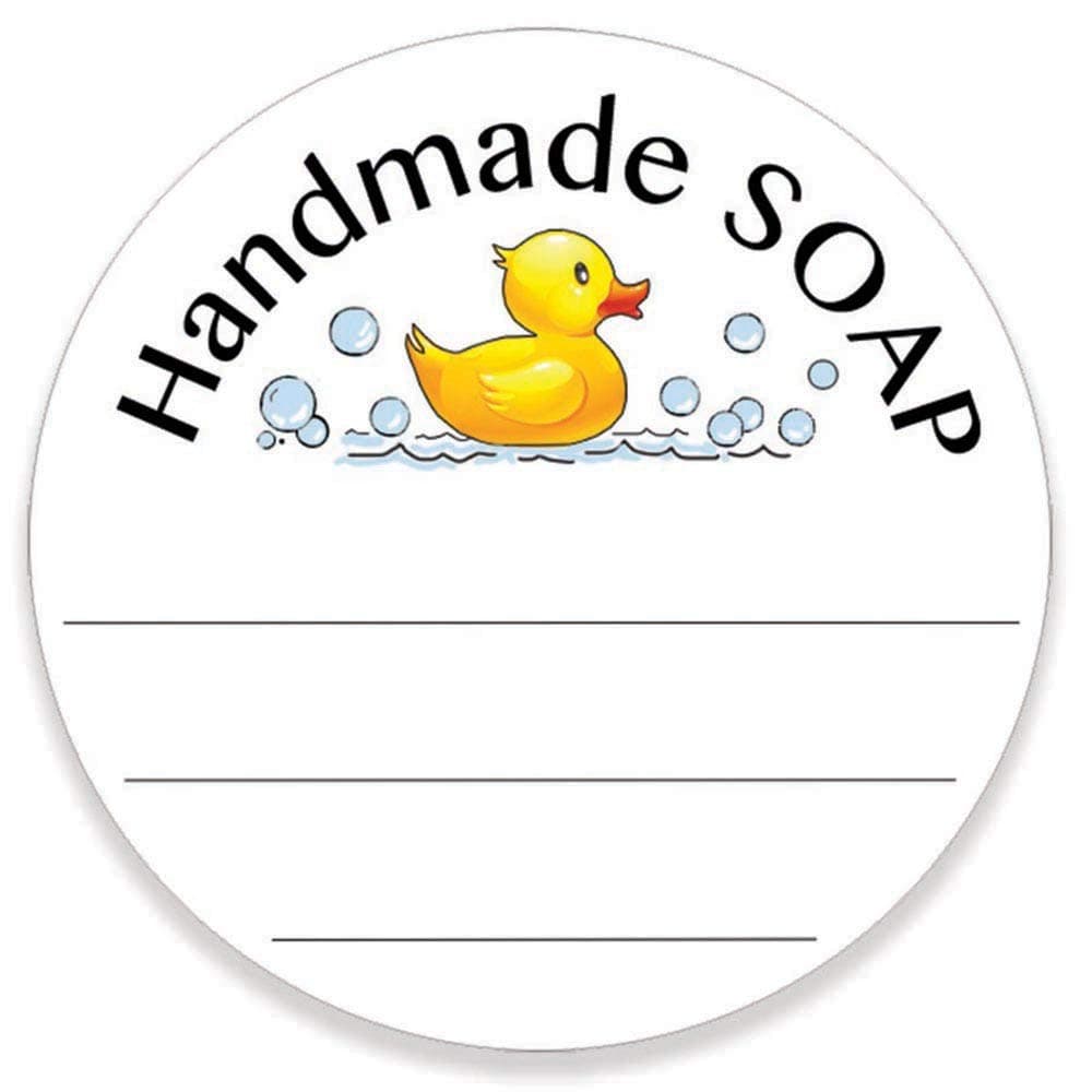 120 (2 inch) Handmade SOAP, Matte Sticker Labels, Fun Rubber Ducky Soap Labels, Add info to Your Handmade Soaps.