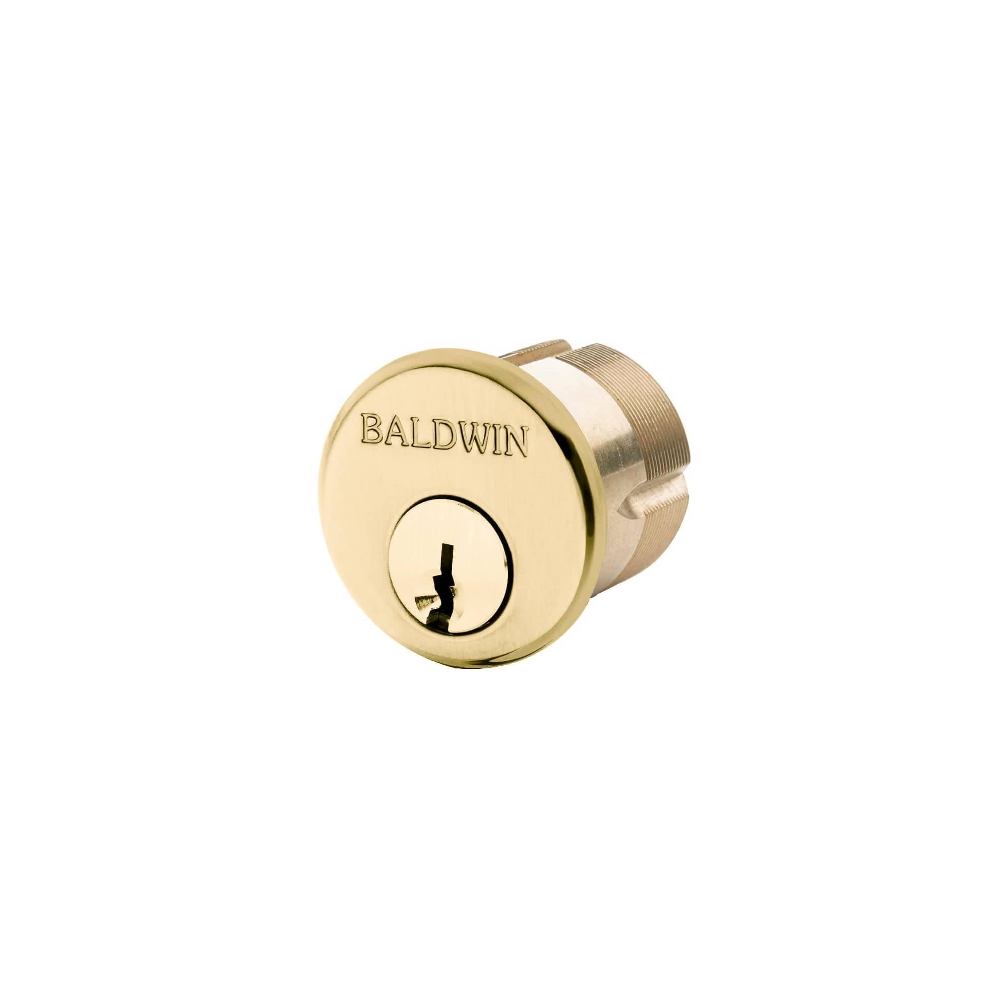 Mortise 1.6" x 4.3" Cylinder Finish: Lifetime Polished Brass
