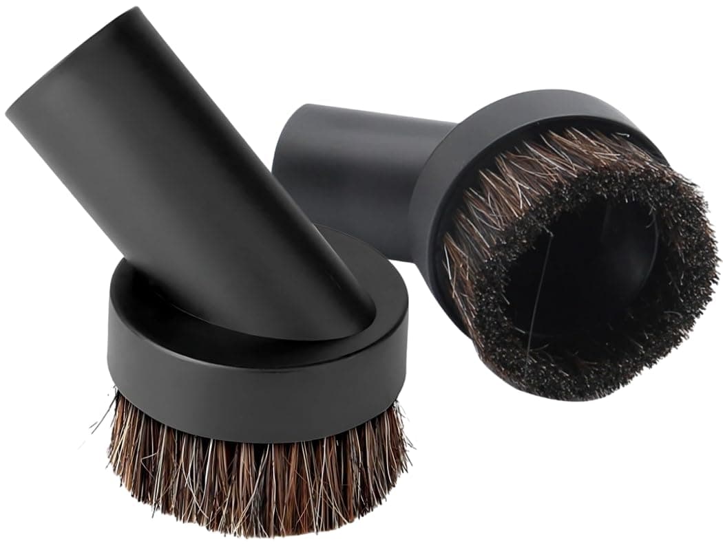 Replacement Brushes for Henry Hoover 2 Pcs of 32mm Universal Round Horse Hair Brushes for Henry Hetty Head Parts for Small Corner Cleaning Dusting Suction Nozzle Brushes