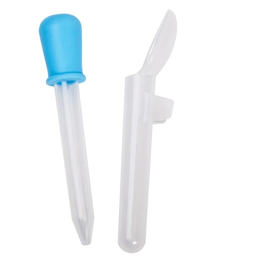 Fairy Baby Infant Medicine Dropper And Spoon Set Silicone,Blue